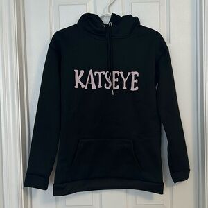 Black KATSEYE Kids Hoodie